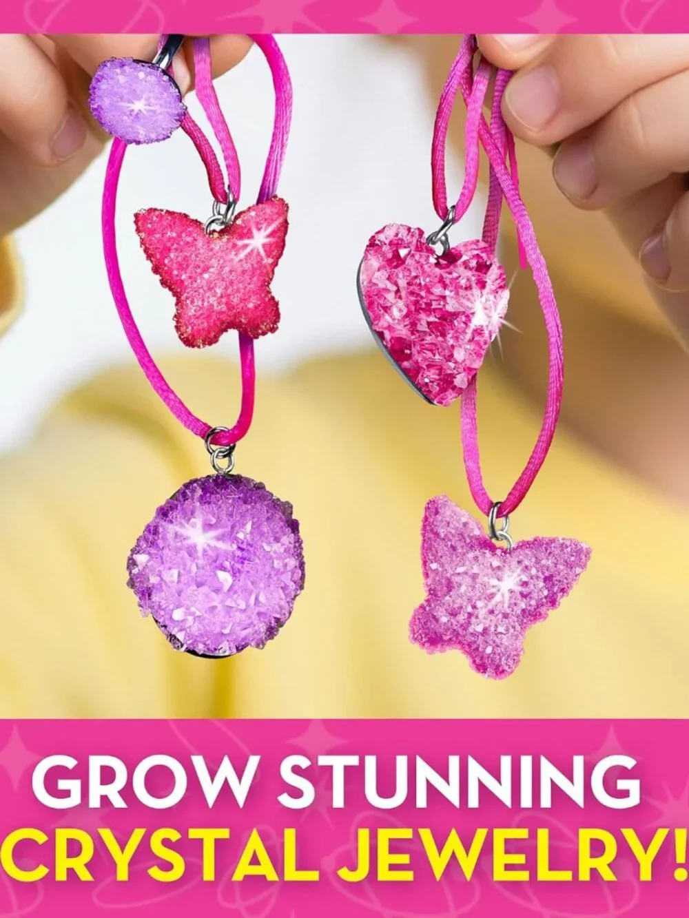 Barbie™ Crystal Growing Jewelry Kit with 5 Pieces